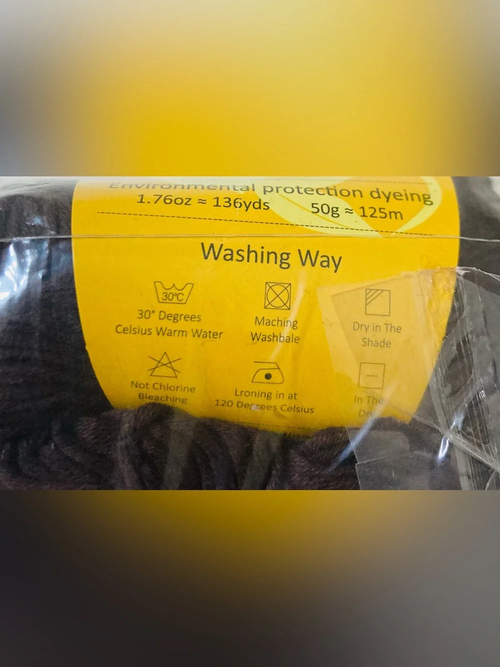 NWT 6 Mengchu 100% Organic Cotton‎ Yarn Color: Dark Chocolate ~48g ea 10oz total